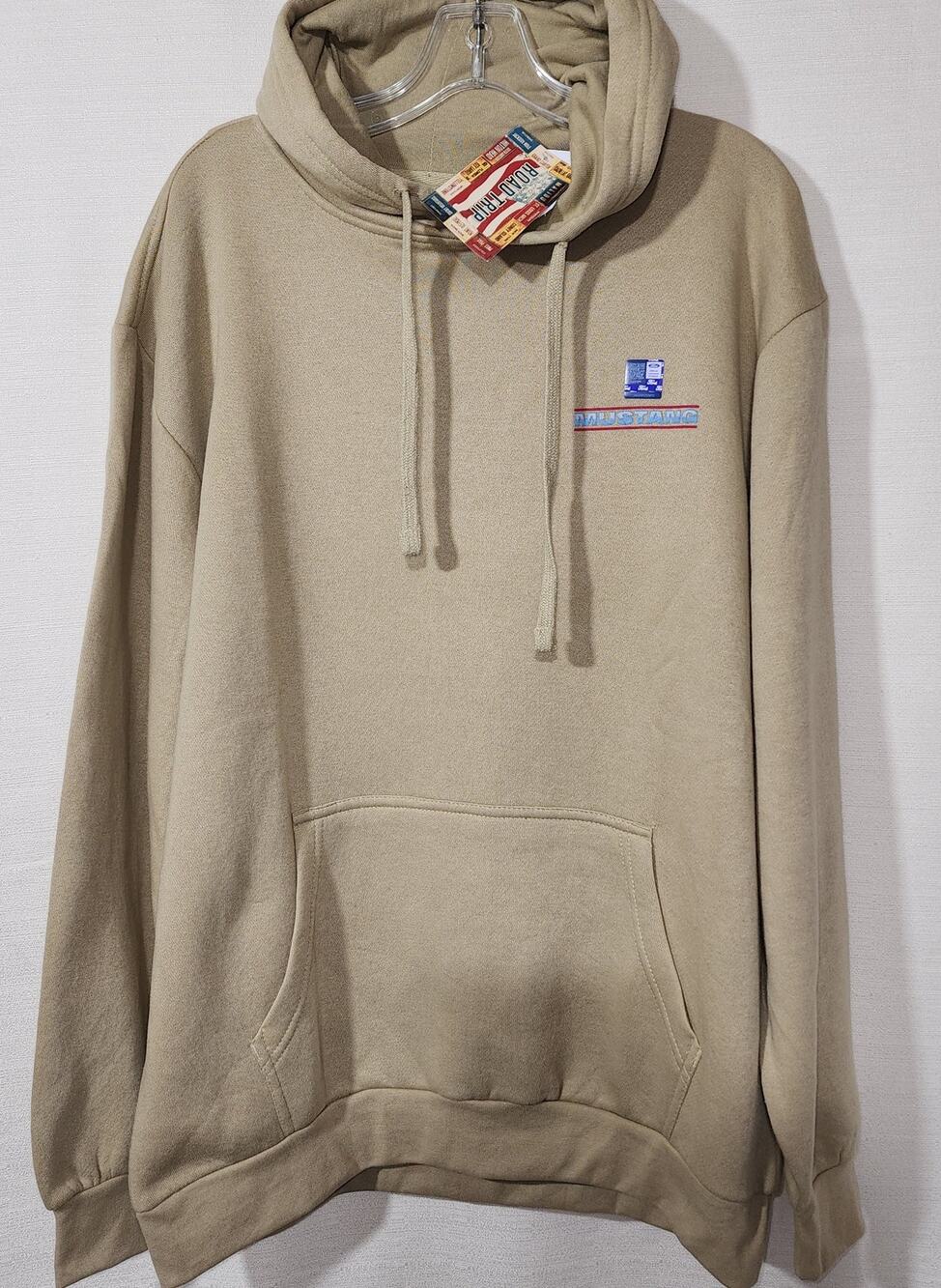 Ford mustang brown hoodie men's Large